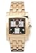 Klaus Kobec Atlantic Rose Gold IP Plated Gents Watch with Diamomds - T5 - Swiss Chronograph Movement Matching Rose Gold IP Plated Strap with Pitch Black Diamond Dial