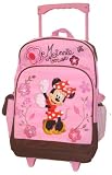 Minnie Mouse Large Rolling Chocolate Backpack