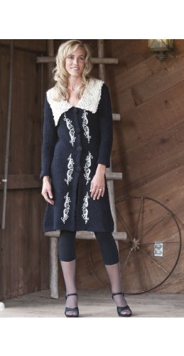 Women's Hannah Long Alpaca Sweater Coat