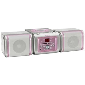 Alba SYS2046CDPNK Ultra Compact Micro System in Pink Finish