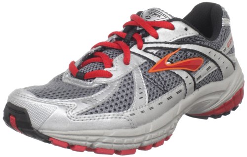 BROOKS Adrenaline GTS Laufschuhe fÃ¼r Jungen, Grau/Schwarz/Rot, 37.5