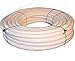 HydroMaxx 100 Foot x 1-1/2 Inch White Flexible “Flex” PVC Pipe, Hose, Tubing for Pools, Spas and Water Gardens