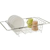 Chrome Finish Over Sink Dish Drainer by 2K Furniture Designs