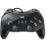 New Nintendo Wii Classic Controller Pro Blk Rvlar2k Gaming Pad High Quality Practical Excellent