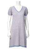 ĒlI40%OFF three dots SILK LINEN STRIPE DRESS / X[hbc : jbgs ySALE/Z[z