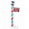 North Pole Street Sign