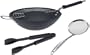 Calphalon Professional Hard Anodized Collector's Edition 4-Piece 12-Inch Flat Bottom Wok Set