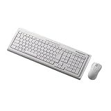 ELECOM ワイヤレスフルキーボード&マウス TK-FDP002WH
