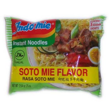 Indomie Instant Noodles Soup Soto Flavor by Indofood