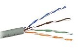 Belkin 250ft Bulk 10BT CAT5E Solid 24 Awg PVC Gray