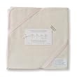 SwaddleDesigns Organic Ultimate Receiving Blanket - Natural with Pastel Pink Trim