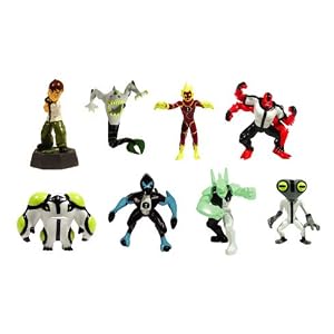 Ben 10 Mini Figures Capsule Toys set of 8 vending toys