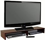 OFC Express Dual Monitor Stand _ TV Stand 42 x 11 x 525 Empire Mahogany