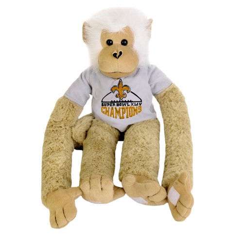 New Orleans Saints Super Bowl XLIV Champions 27'' Plush Monkey