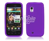 VMG Samsung Mesmerize Galaxy S Soft Silicone Skin Case - Purple Premium Soft Silicone Rubber Skin Case Cover for Samsung Mesmerize Galaxy S Android Smartphone Cell Phone