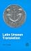 Latin Unseen Translation (BCP Latin Language)