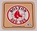 BOSTON RED SOX MLB Baseball Set of 4 Bonded LEATHER COASTERS New Gift