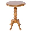 EXP Handmade Asian Furniture - 28" Classic Carved Teak Wood Sofa / End Table - Rich Finish