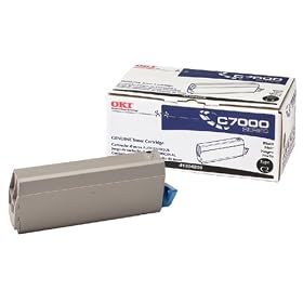 Click here to buy Black Toner Cartridge for C7000c7200 c7200n c7400dxn by Oki Data.