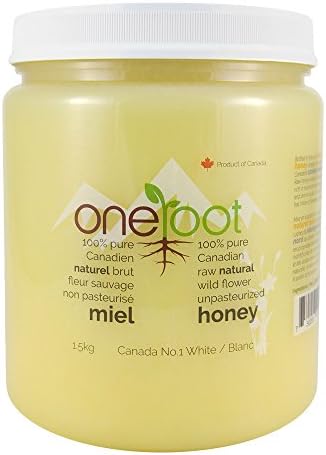 Oneroot Canadian Raw Wildflower Honey 1.5kg