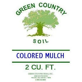 Green Country Soil #COL 2CUFT RED Hard Wood Mulch