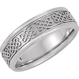 BRIDAL CELTIC BAND 14K White Gold