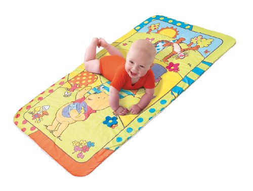 Imagen 2 de Famosa Winnie the Pooh Manta Gateo the Pooh - Manta de juegos con sonidos (146 x 80 cm)