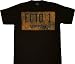Ghostbusters Ecto-1 License Plate Black T-shirt Tee