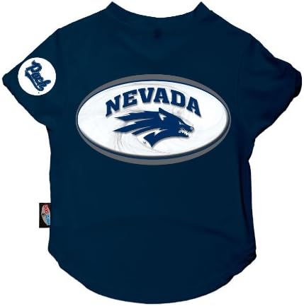 Dog Zone NCAA Pet Performance Football Jersey, Small, University of Nevada, Reno