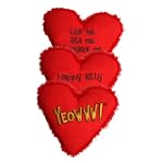 Heart Attack Pack: 3x Yeowww! 100% Organic Catnip Heart Cat Toys