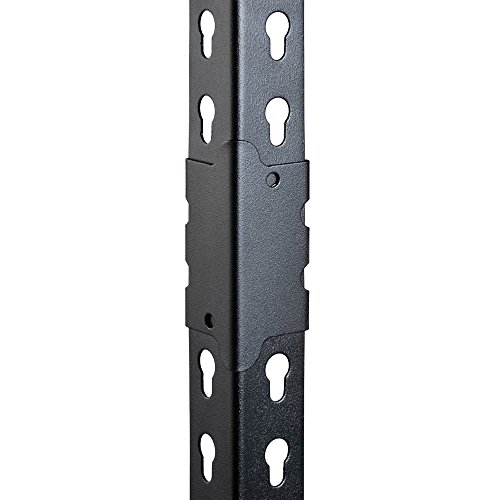 Edsal UR364BLK Black Steel Industrial Shelving, 4 Adjustable Shelves