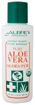 Aubrey Organics - 100% Pure Aloe Vera Gel, 4 fl oz liquid
