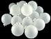 Club Pack of 36 Clear Frost Matte Glass Ball Christmas Ornaments 2.75" (67mm)