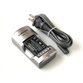 Genuine Samsung Digital Camera Rechargeable Battery & Charger (SLB-1137)