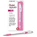 Pentel R.S.V.P. Ballpoint Pen, 1.0mm Medium Tip, Pink Ink, Box of 12 (BK91-P)
