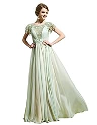 Cocktail Polyester  Lace Short Sleeves Evening Dress/Bridesmaid Dress/Wedding Party Dress  With Ruffles