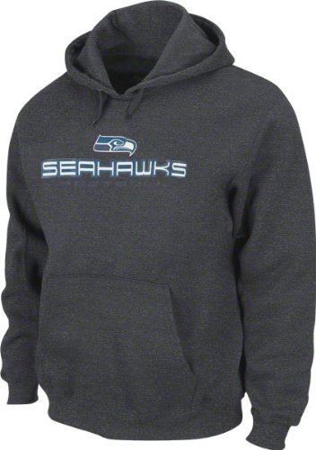 Seattle Seahawks Charcoal First and Goal IV Hooded Sweatshirt