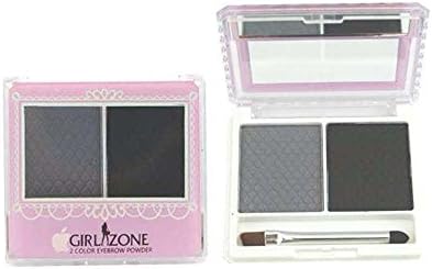 Supeva Double color Waterproof sweat not dizzy Eyebrow powder with brush (04#)