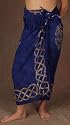 "Celtic 1" 44" x 66" Sarong