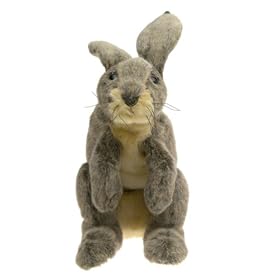 Plush Jack Rabbit Puppet 21"