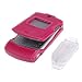 Leather Wrapped Thin Shell Magenta - Motorola Razr V3, V3c, V3i
