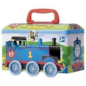 Ravensburger Thomas the Tank 35 piece jigsaw puzzle in a tin