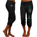 adidas South Florida Bulls Ladies Black Broken Word Capri Sweatpants