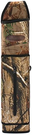 Hikingworld Archery Logo Deluxe Canvas Back Arrow Quiver Hunting Target Arrow Quiver. (Camouflage)