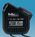 Basic, Ergonomic Stopwatch, Display Size/Type : 7.5mm high, 7 digit LCD, Display Range/Resolution : 9hrs. / 59min. / 59.99sec., Accuracy : &plusmn;0.001% ( &plusmn;0.04sec/hour) @ 22&deg;C, Case Size : 66 x 70 x 21mm, Weight : 62 grams, Warranty : 12 months