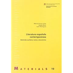 Literatura espa�ola contempor�nea