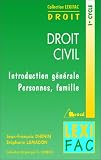 Revue Breal  / Droit civil. Introduction générale, personnes, famille, tome 1