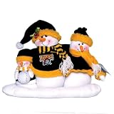Pittsburgh Pirates Christmas Snowman Table Decoration