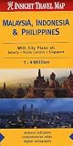 Indonesia, Philippines and Malaysia Insight Travel Map