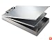 Saunders Recycled Aluminum Cruiser-Mate II Storage Clipboard with Dual Tray Storage and Antimicrobial Product Protection, Legal Size, 8.5 inch x 14 inch, 1 Clipboard (21119)